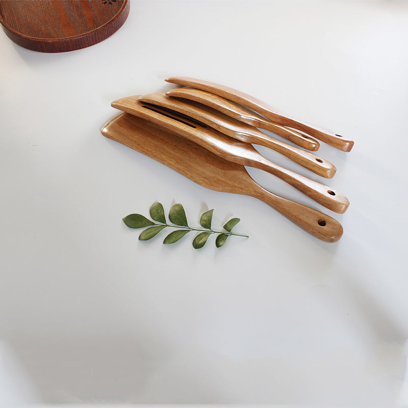 American Acacia Wood Salad Spoon 5-piece Set