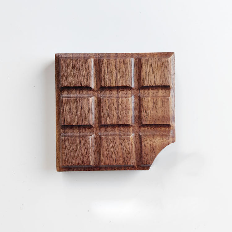 Interlocking Wooden Chocolate Coasters